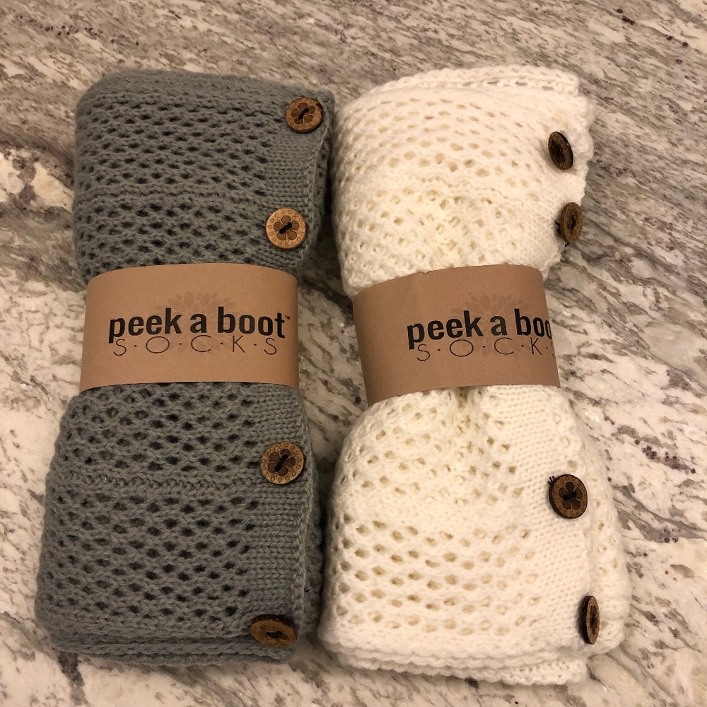 Peek a Boot Socks NWT